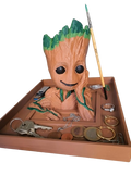 🌱 Bandeja Organizadora Baby Groot - Edición Fan Art | 3D Pintado a Mano 🎨✨